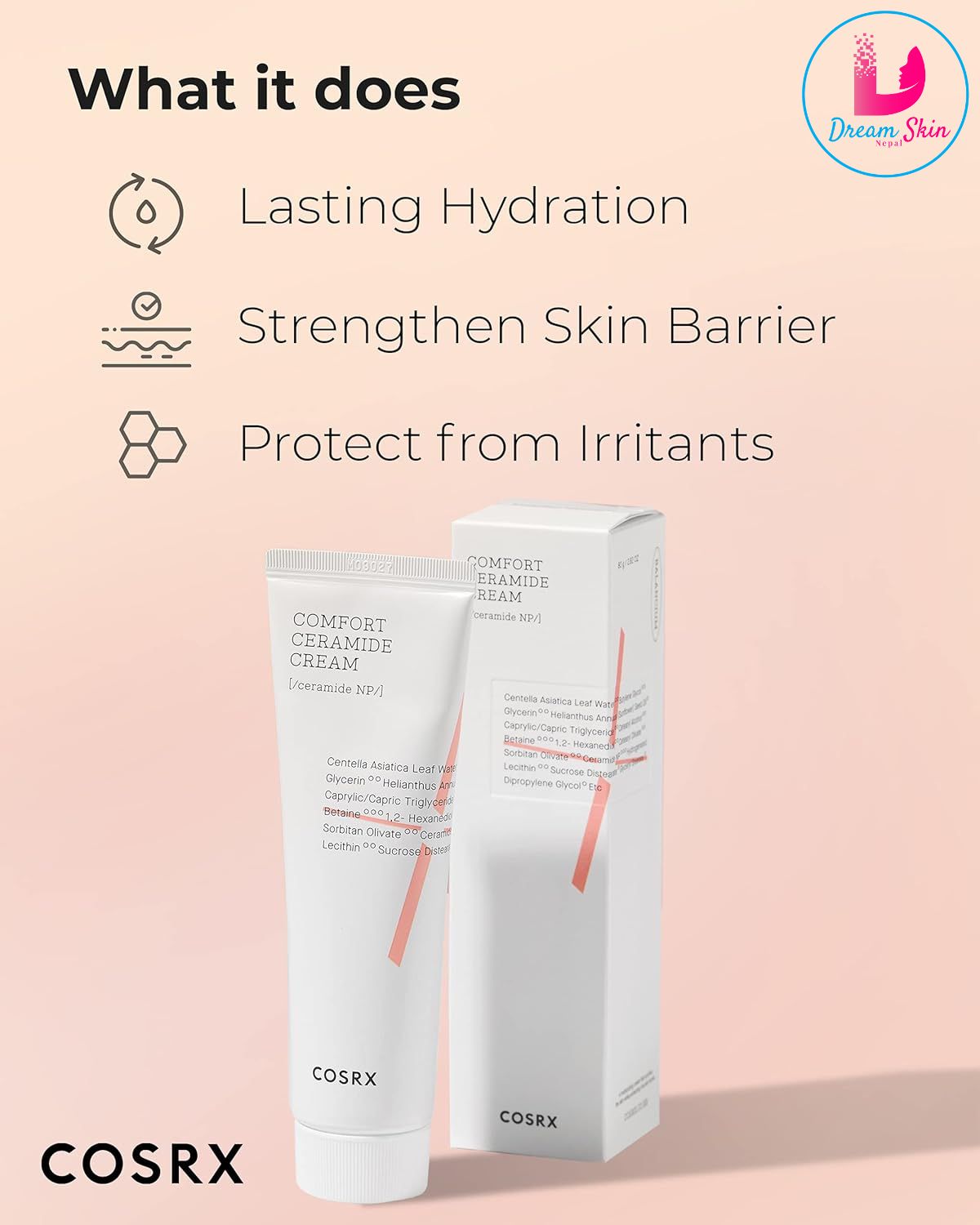 Cosrx Balancium Comfort Ceramide Cream [80G]